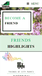 Mobile Screenshot of friendsofcitypark.com