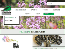 Tablet Screenshot of friendsofcitypark.com